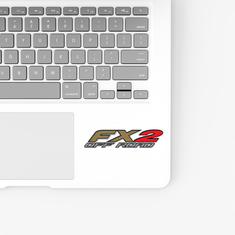 استیکر لپ تاپ و موبایل بووم طرح نوشته مدل Fx2 کد KT40