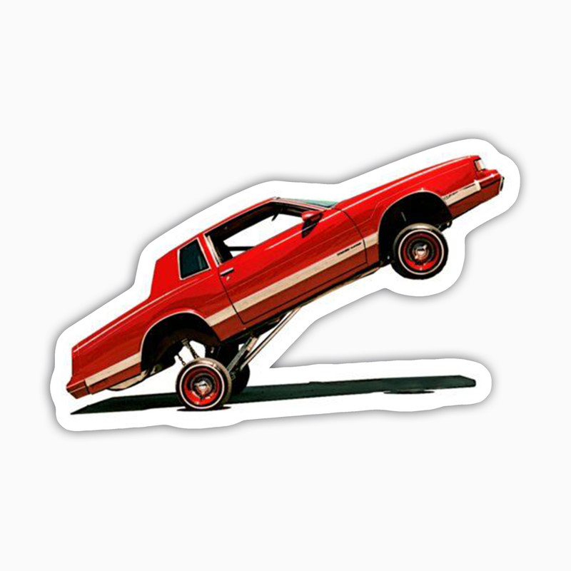 استیکر لپ تاپ بووم طرح ماشین مدل Dancing Car کد JC42