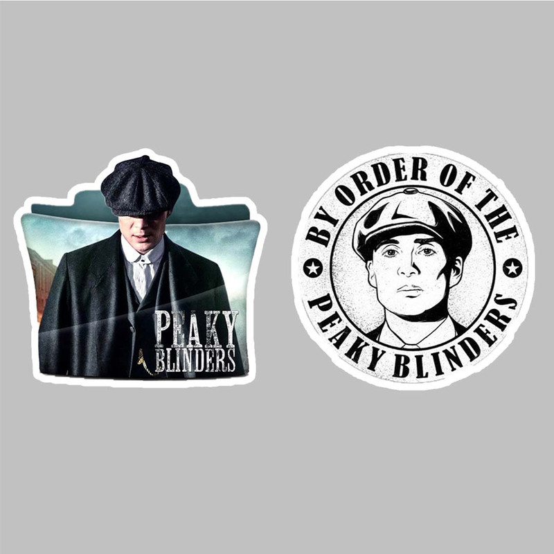 استیکر لپ تاپ کارنیکا طرح پیکی بلایندرز مدل peaky blinders-2222285 مجموعه 2 عددی