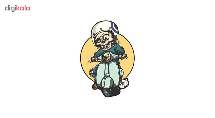 استیکر لپ تاپ طرح SKULL RIDER مدل ۰۲