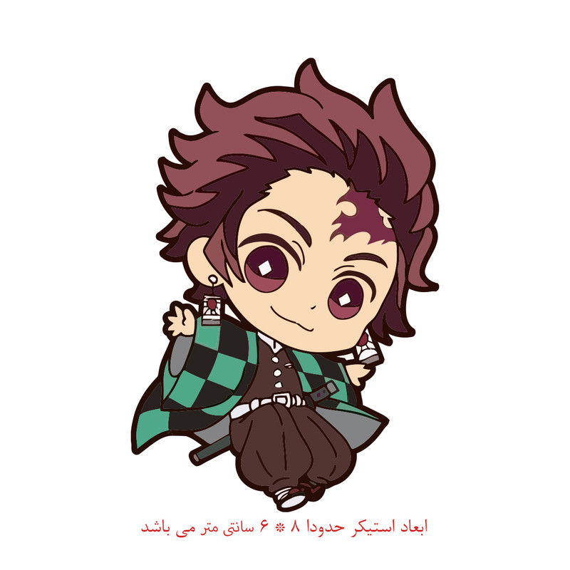 استیکر لپ تاپ طرح انیمه کد 2247