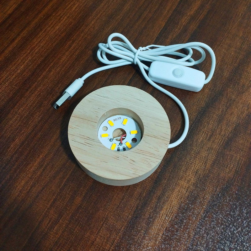 چراغ خواب مدل گوی کریستالی طرح کهکشان 3D