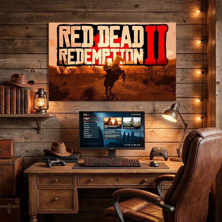پوستر طرح گیم مدل Red Dead Redemption2 کد AR21830