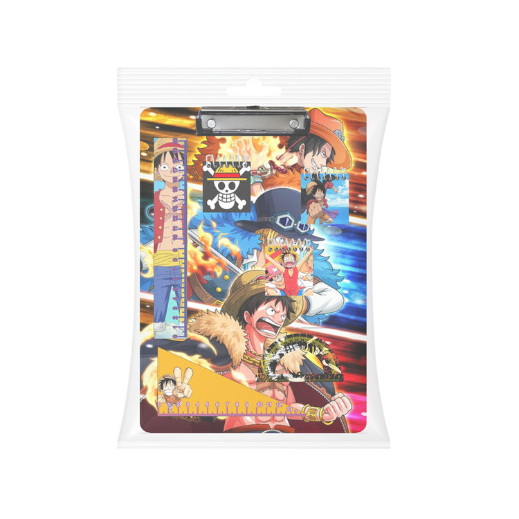 بسته لوازم تحریر مدل وان پیس one piece مجموعه 7 عددی