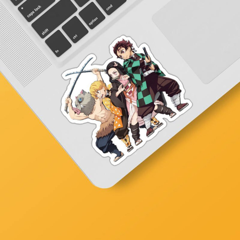 استیکر لپ تاپ و موبایل گوفی طرح انیمه شیطان کش مدل Demon Slayer 11