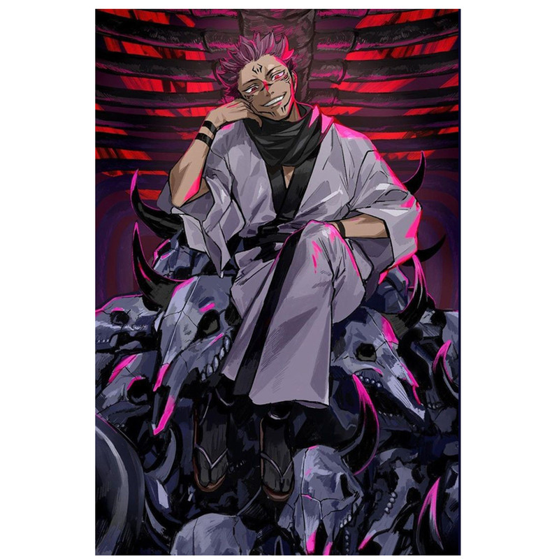 پوستر مدل سوکونا Sukuna طرح انیمه جوجیتسو کایزن Jujutsu Kaisen کد 790