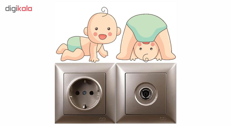 استیکر کلید و پریز مدل little baby