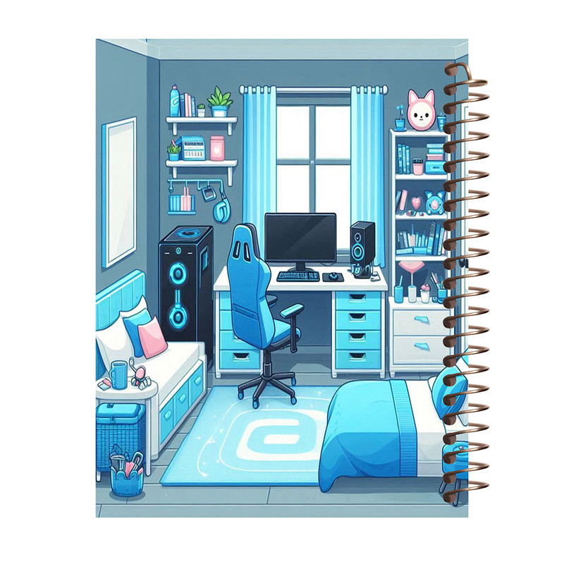 دفتر مشق 80 برگ طرح دخترانه مدل فانتزی کد J531