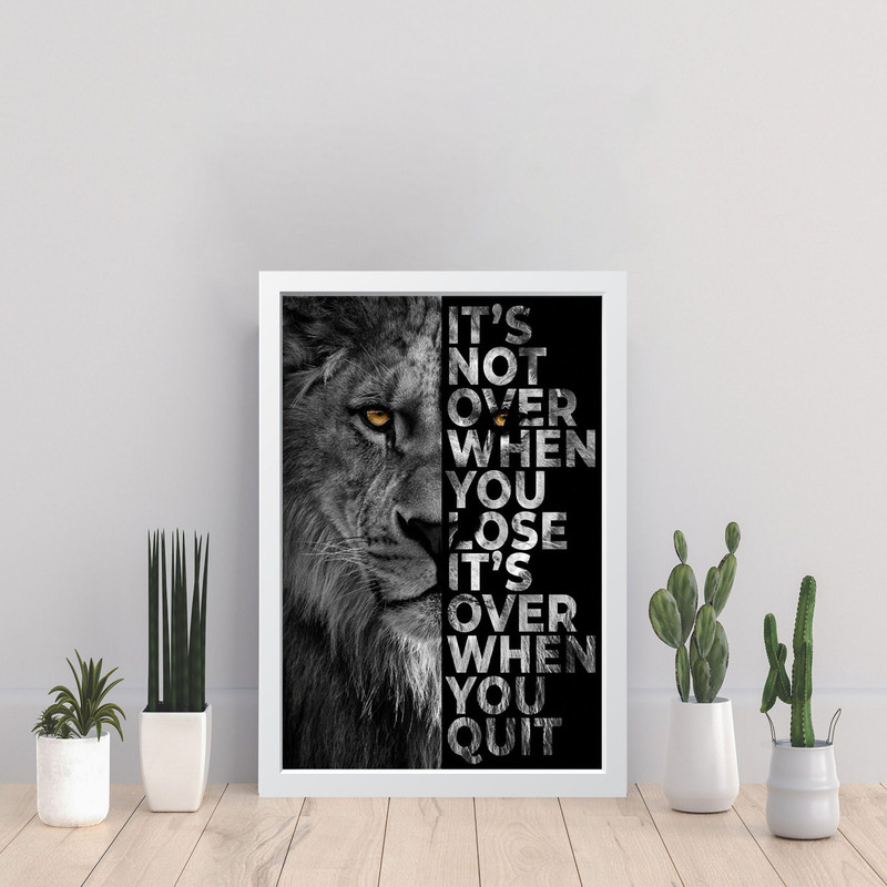 تابلو مدل انگیزشی Its not over کدS1409-b