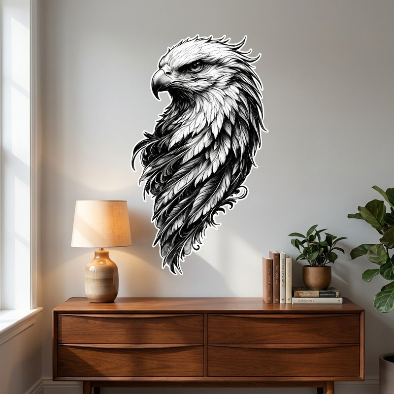 استیکر دیواری طرح عقاب کد eagle-101