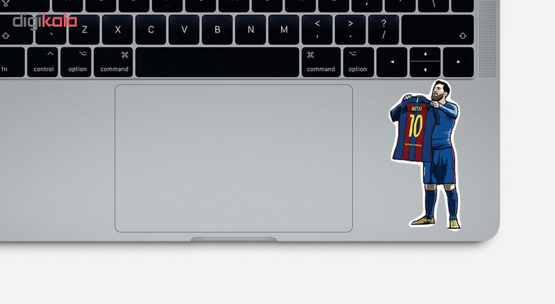 استیکر لپ تاپ طرح فوتبالی مدل messi24