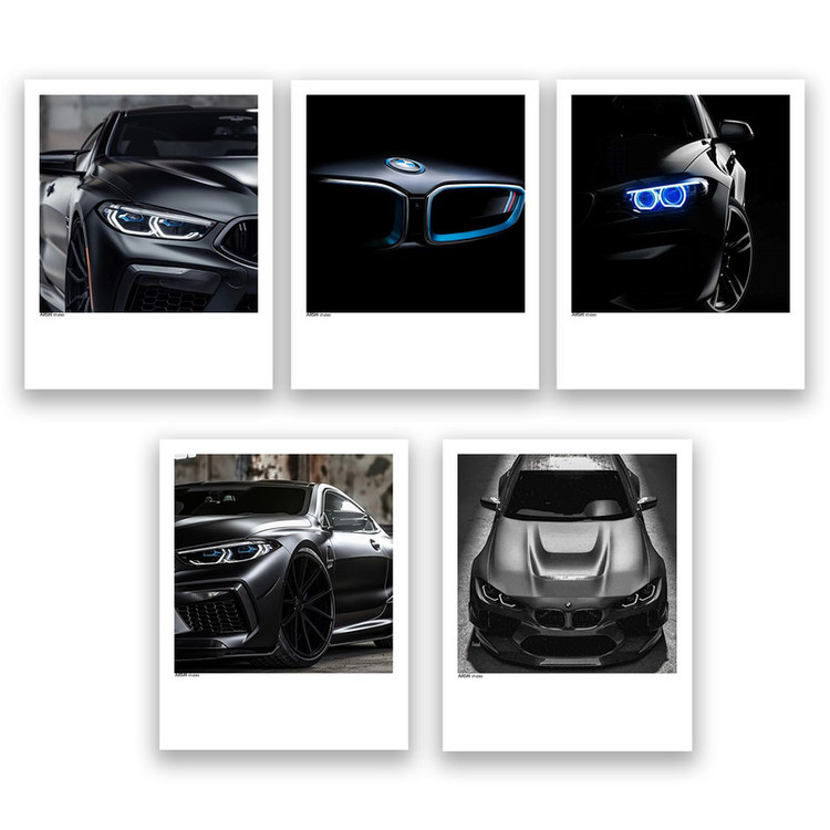 آویز تزیینی عرش مدل فانتزی ماشین اسپرت BMW کد Asa1300 مجموعه پنج عددی