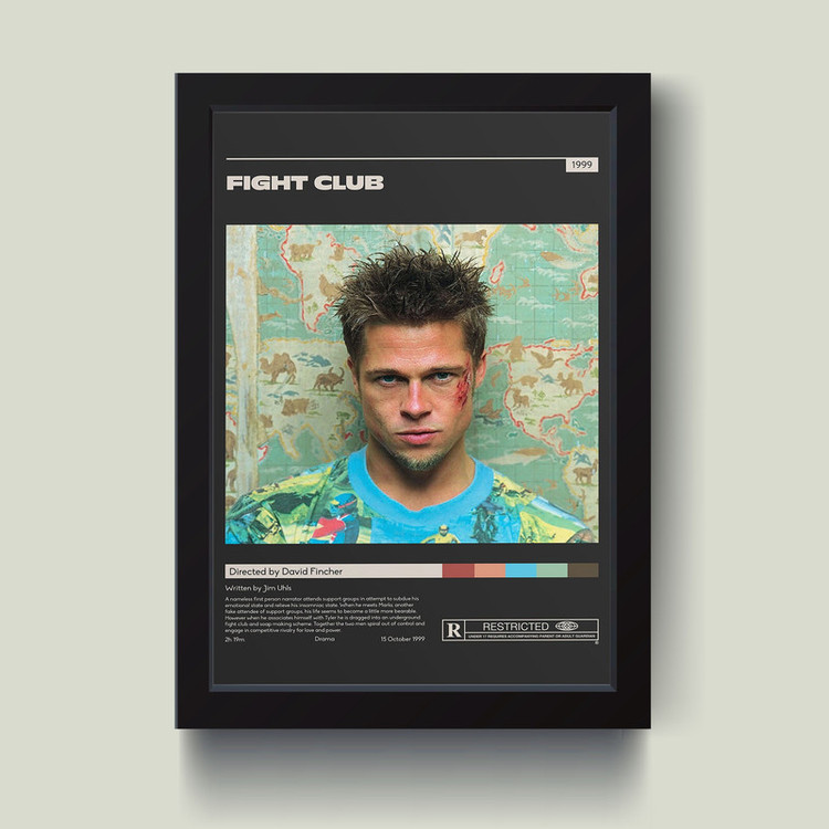 تابلو مدل Fight Club کدS1645-b