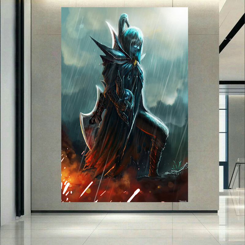 پوستر طرح گیم مدل Dota2 Phantom Assassin کد AR13940