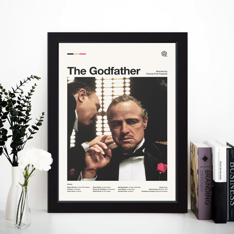 تابلو مدل The Godfather کد m2671-b