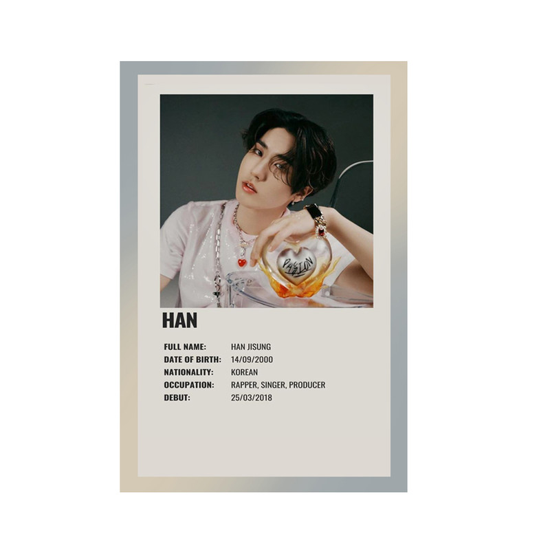 پوستر مدل استری کیدز Stray kids طرح هان جیسونگ han jisung کد 612