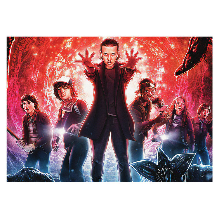 پوستر طرح چیزهای عجیب کد 1376 -Stranger Things