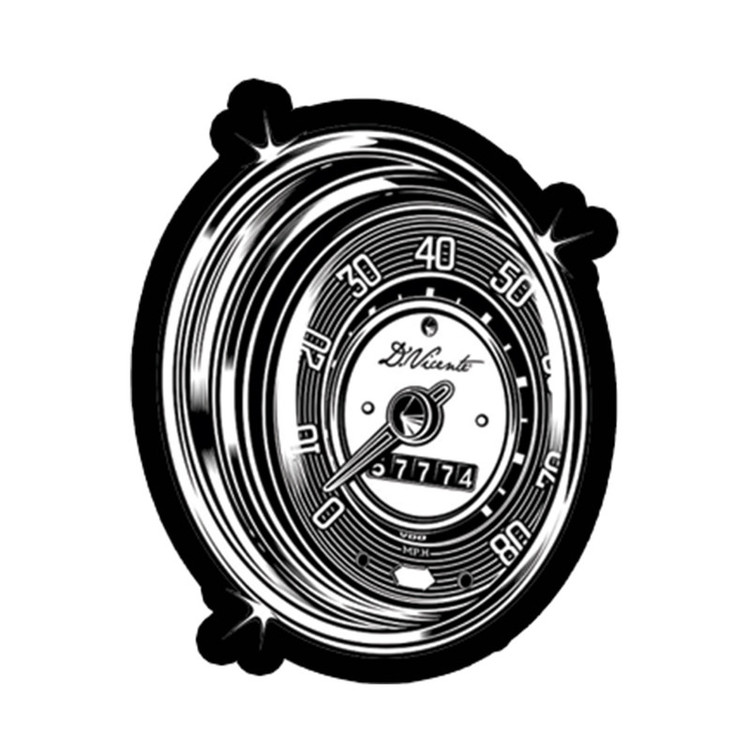 استیکر تزئینی موبایل طرح کیلومتر شمار کد 2282