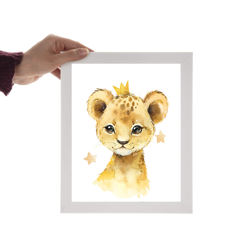 تابلو کودک مدل Safari Lion