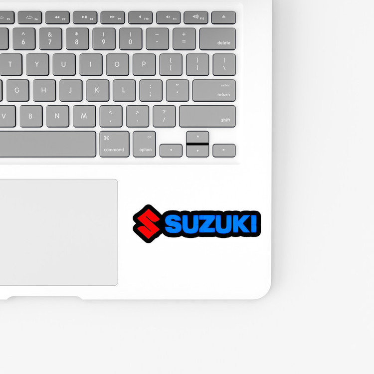 استیکر لپ تاپ بووم طرح نوشته مدل Suzuki کد JC18
