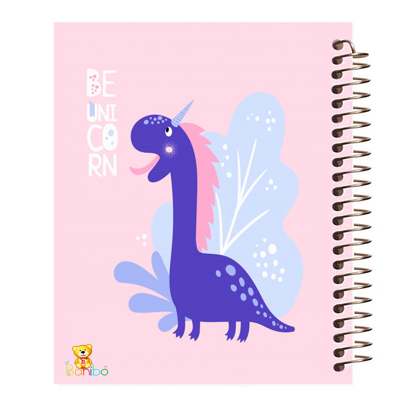 دفتر نقاشی 50 برگ بانیبو مدل دایناسور کد583