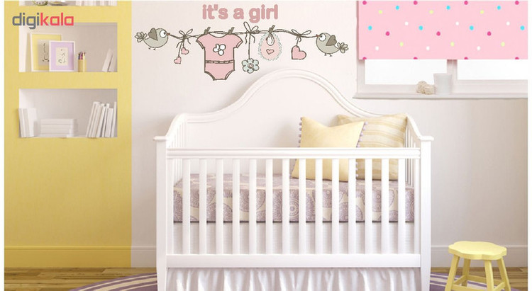 استیکر کودک طرح its a girl کد 01