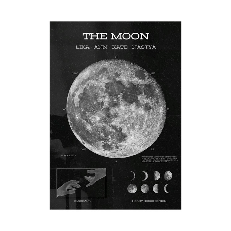 پوستر طرح ماه مدل Moon 11029
