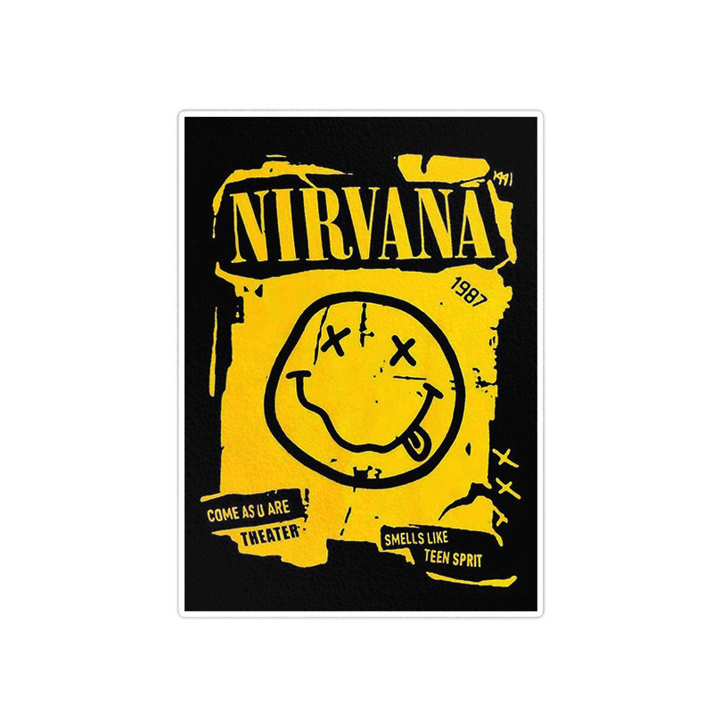 استیکر لپ تاپ ویندی دیزاین طرح nirvana مدل vindi1061