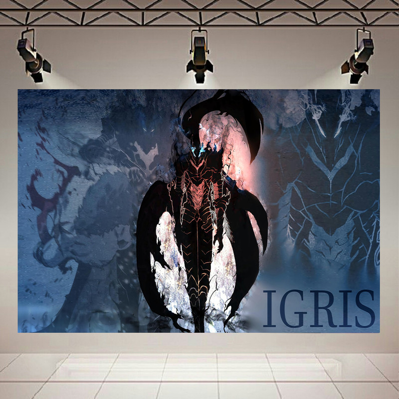 پوستر طرح انیمه Solo Leveling مدل IGRIS  کد AR20270