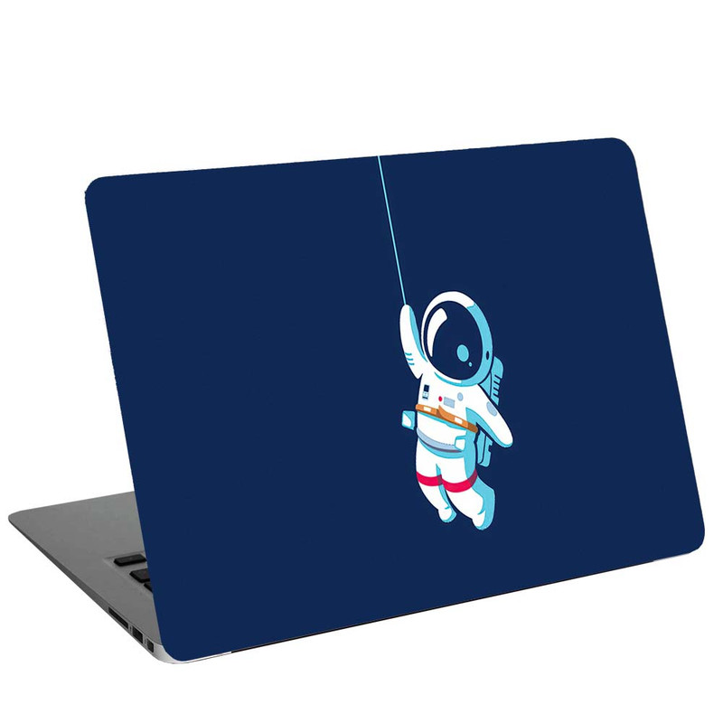 استیکر لپ تاپ طرح astronaut hanging on moon کد G-1242 مناسب برای لپ تاپ 15.6 اینچ