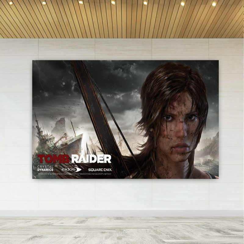 پوستر دیواری طرح گیم Tomb raider مدل SDP1501