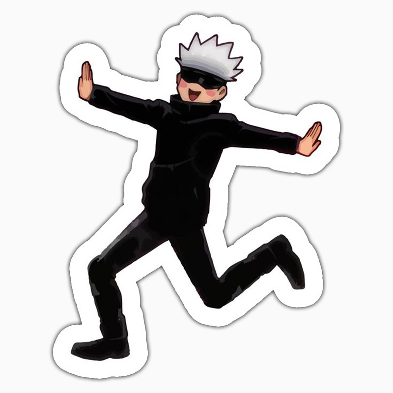 استیکر لپ تاپ و موبایل بووم طرح Anime Jujutsu Kaisen مدل Saturo کد PS5
