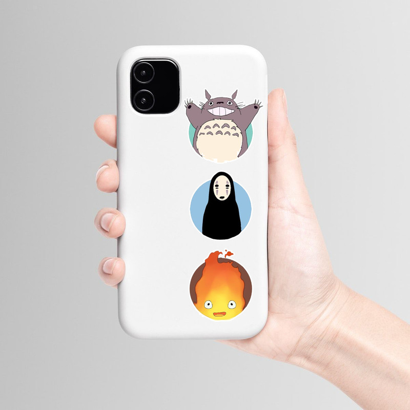 استیکر لپ تاپ و موبایل بووم طرح انیمه کد 217 مدل oldschool مجموعه 6 عددی