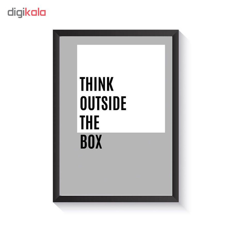 تابلو وینا مدل Think Outside The Box