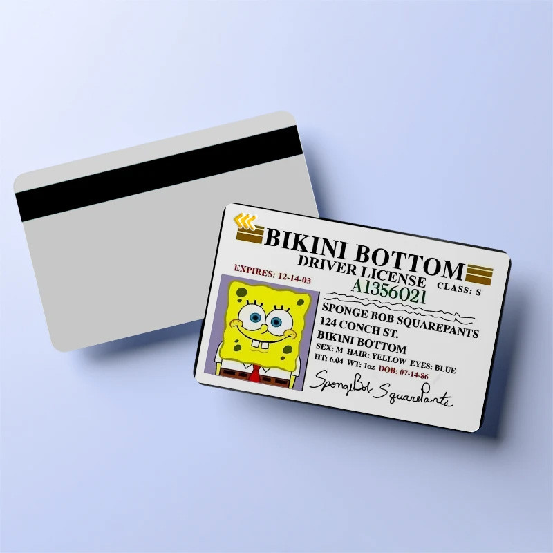 استیکر کارت مدل باب اسفنجی spongbob مجموعه 6 عددی