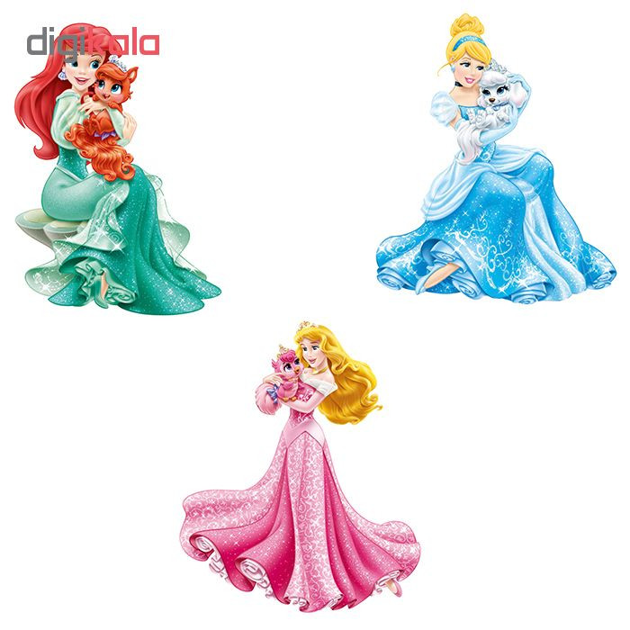 استیکر طرح Princes کد 01 بسته 3عددی