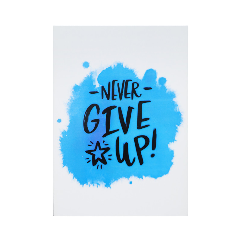 تابلو طرح Never Give Up مدل PrNvrGU2b