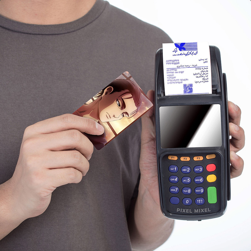 استیکر کارت پیکسل میکسل مدل انیمه اتک ان تایتان ارن یگر