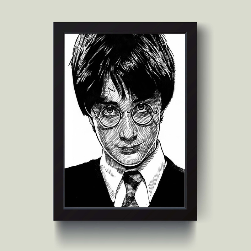تابلو مدل هری پاتر Harry Potter کدm2407-b