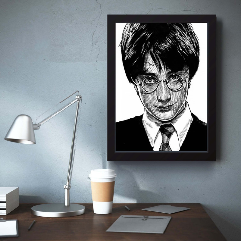 تابلو مدل هری پاتر Harry Potter کدm2407-b