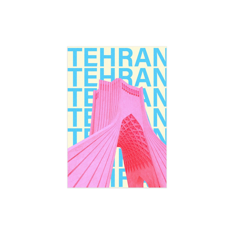 پوستر طرح برج آزادی تهران مدل Tehran 11040