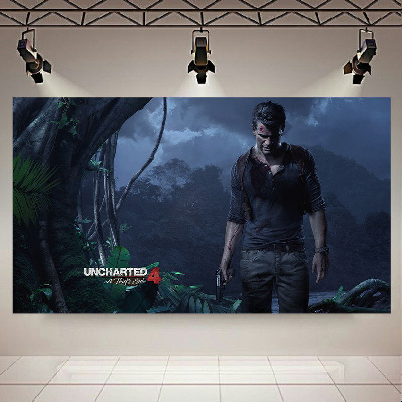 پوستر طرح Game مدل Uncharted 4 کد AR7850