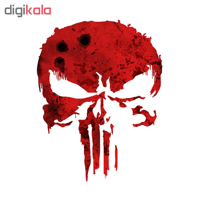 استیکر لپ تاپ طرح Punisher Marvel کد STL1012