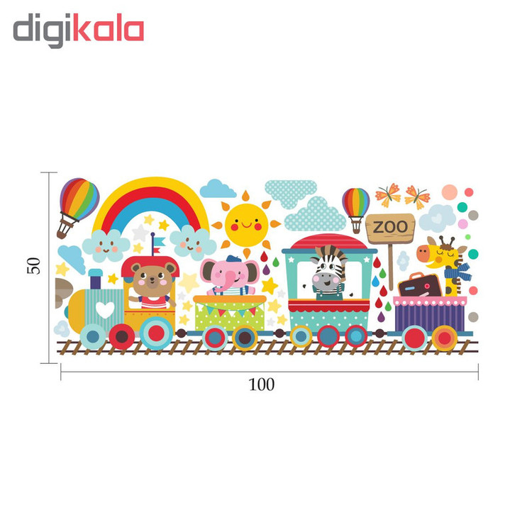 استیکر دیواری مینوی مدل TR-04
