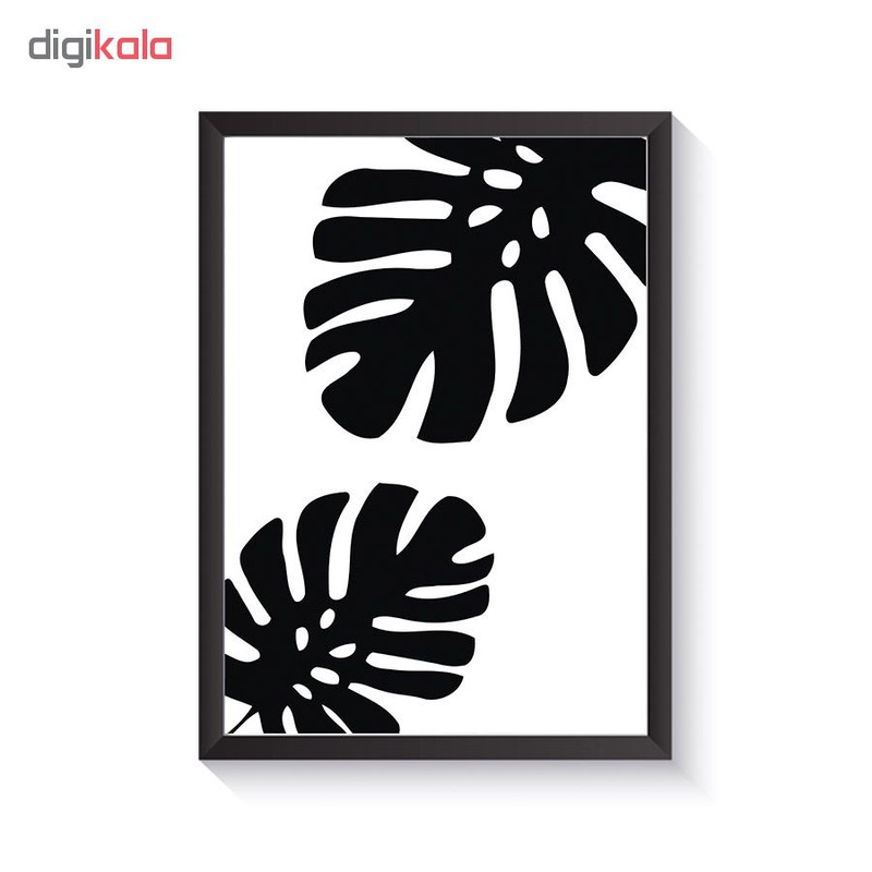 تابلو وینا مدل Black Monstera III