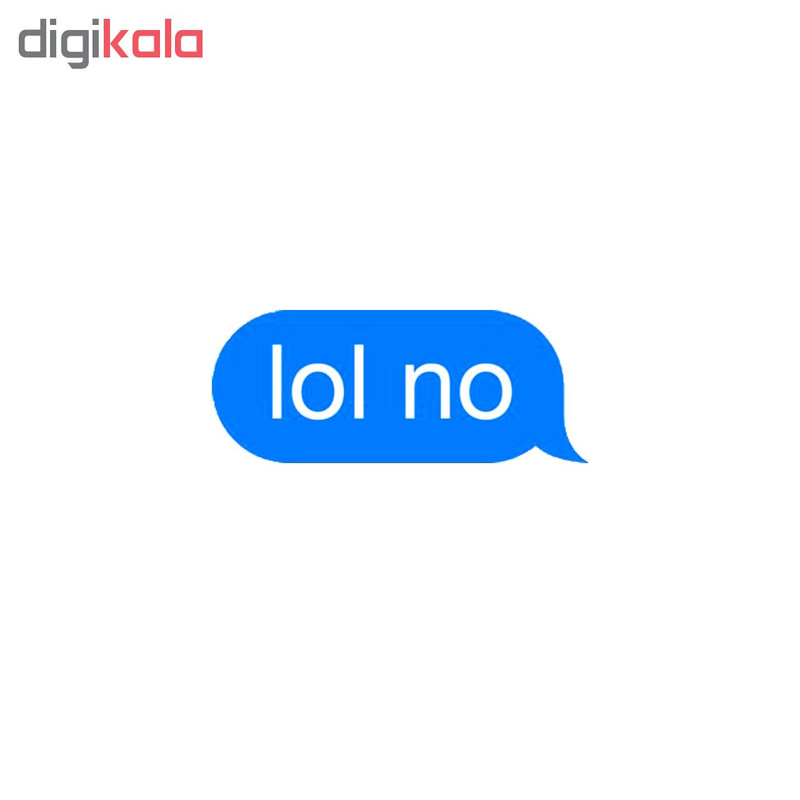 استیکر تزئینی موبایل طرح lol no کد 289