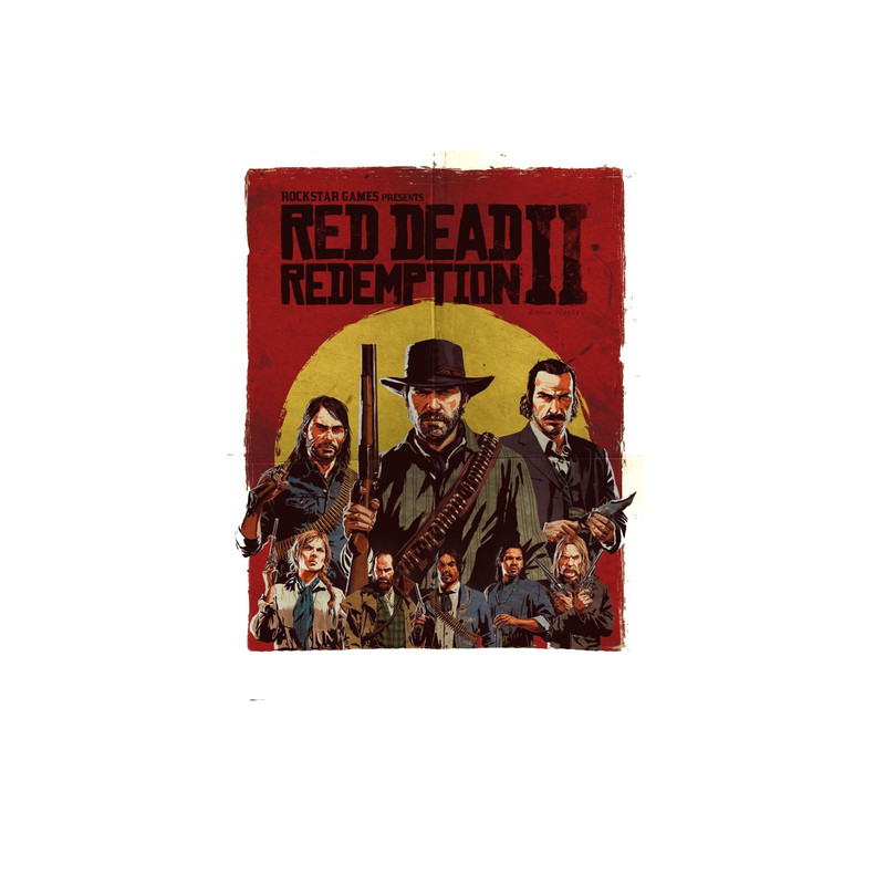 استیکر لپ تاپ و موبایل مدل بازی طرح ردد ردیمپشن Red Dead Redemption کد 3185