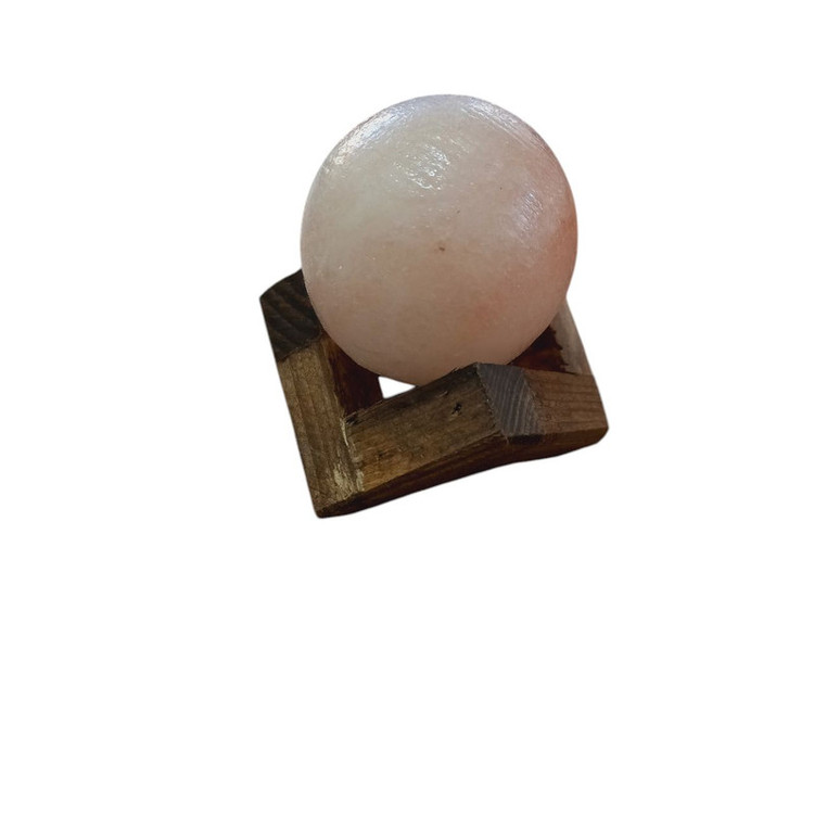 سنگ نمک دکوری مدل گوی پایه کد C05 بسته 2 عددی