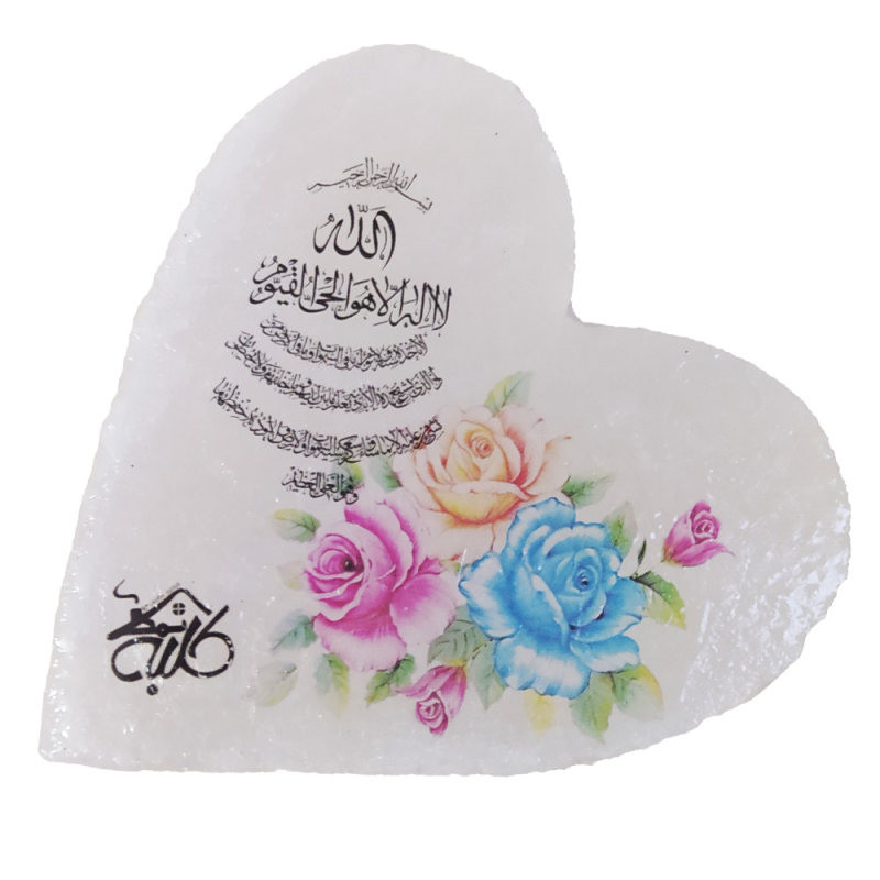 سنگ نمک دکوری طرح قلب کد 11