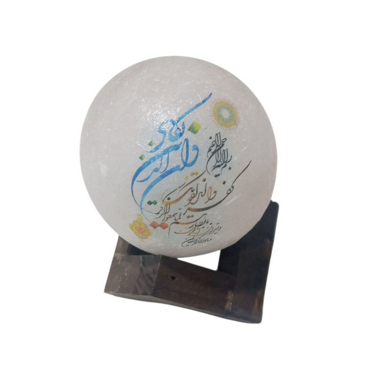سنگ‌ نمک دکوری مدل گوی و پایه